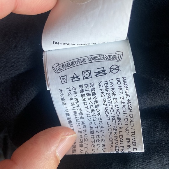 Chrome Hearts Spine Dagger Long Sleeve T-Shirt - Picture 7 of 7